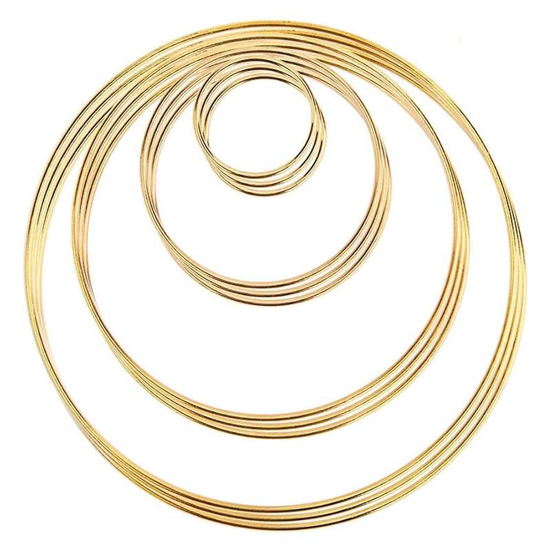 Metal Ring for Dream Catcher Rings,floral Hoops Rings Diy Crafts