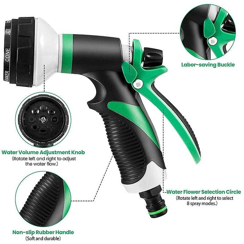 Garden High Pressure Spray Nozzle for Watering Plants, Car Washing