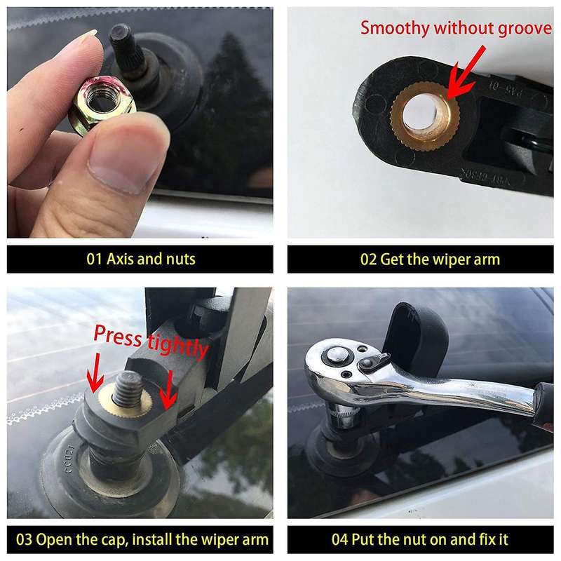 Rear Windshield Wiper Kits Set Arm Blade 98811b8000 for Hyundai
