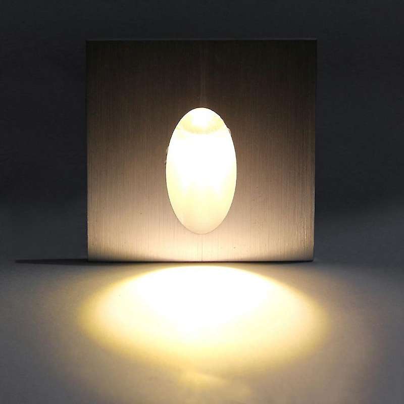 Aluminum Led Stair Light 3w Wall Mounted Spotlight Recessed Wall Lamp