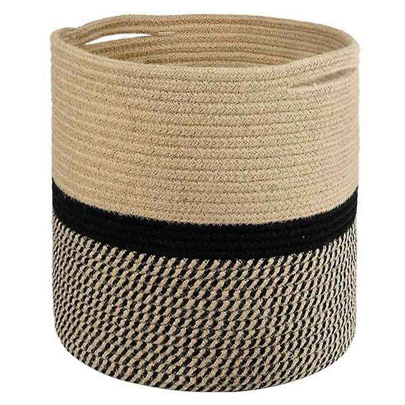 Organizer Basket Cotton Rope Woven Storage Box Cotton Rope Basket