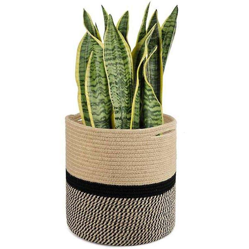 Organizer Basket Cotton Rope Woven Storage Box Cotton Rope Basket