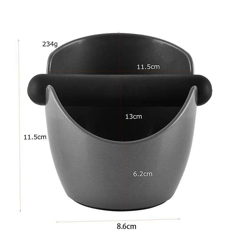 Knock Box for Espresso Coffee Grounds Coffee Grounds Knock Box,gray