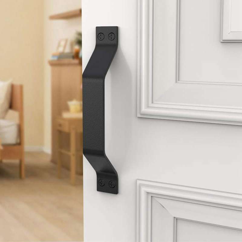 Barn Door Pull Hand Carbon Steel Handle Wooden Door Cabinet Handle
