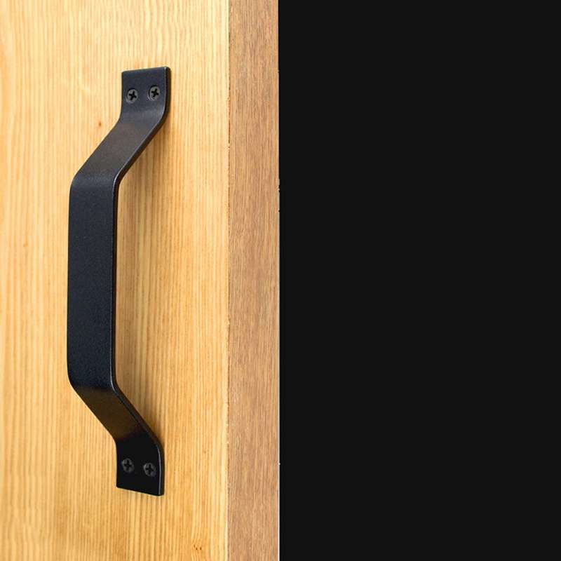 Barn Door Pull Hand Carbon Steel Handle Wooden Door Cabinet Handle