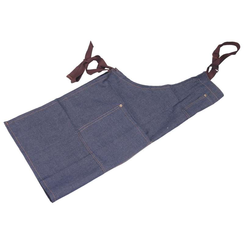 Aprons Cowboy Simple Antifouling Uniform Unisex Denim Aprons