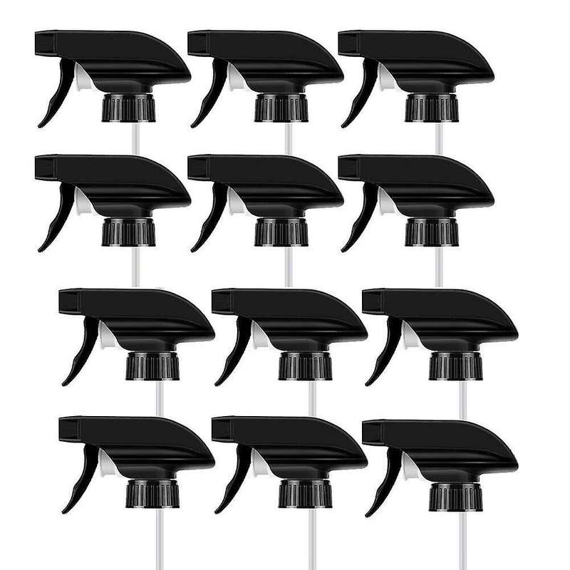 12 Pcs Trigger Sprayer Bottle Nozzle Head - 28/410 Neck Bottle Size