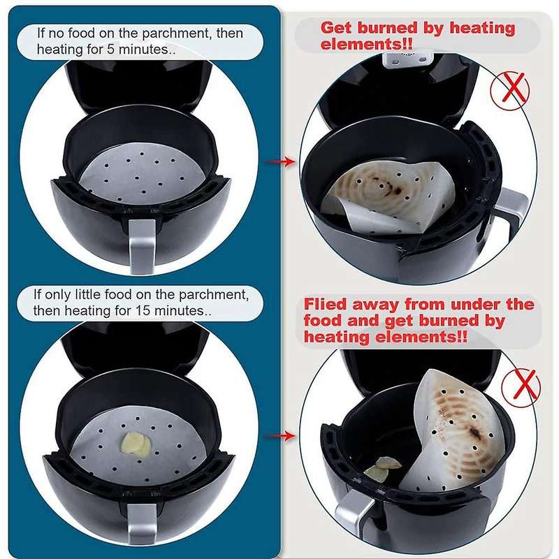 Air Fryer Parchment Paper Liners,round,for Air Fryers,baskets