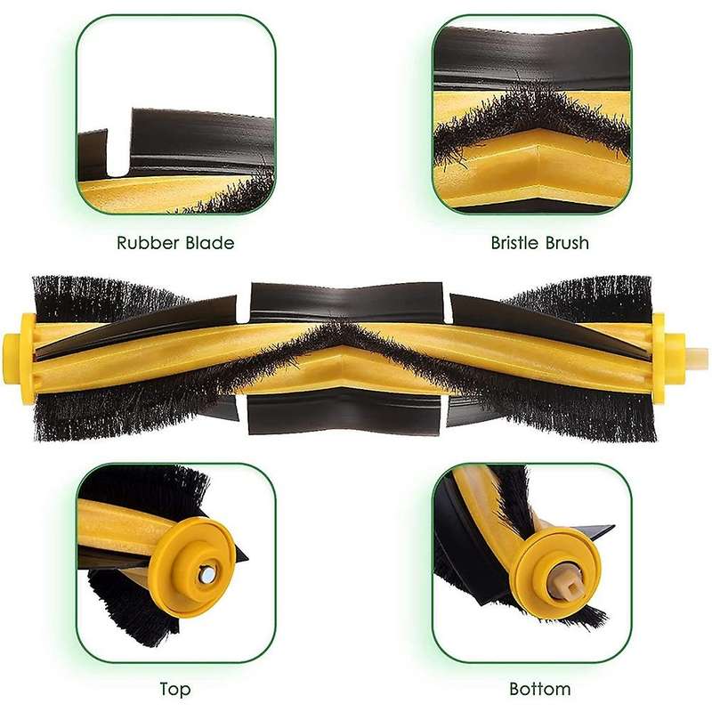 Main Roller Brush Filter Side Brushes for Ecovacs Deebot Ozmo 920 950