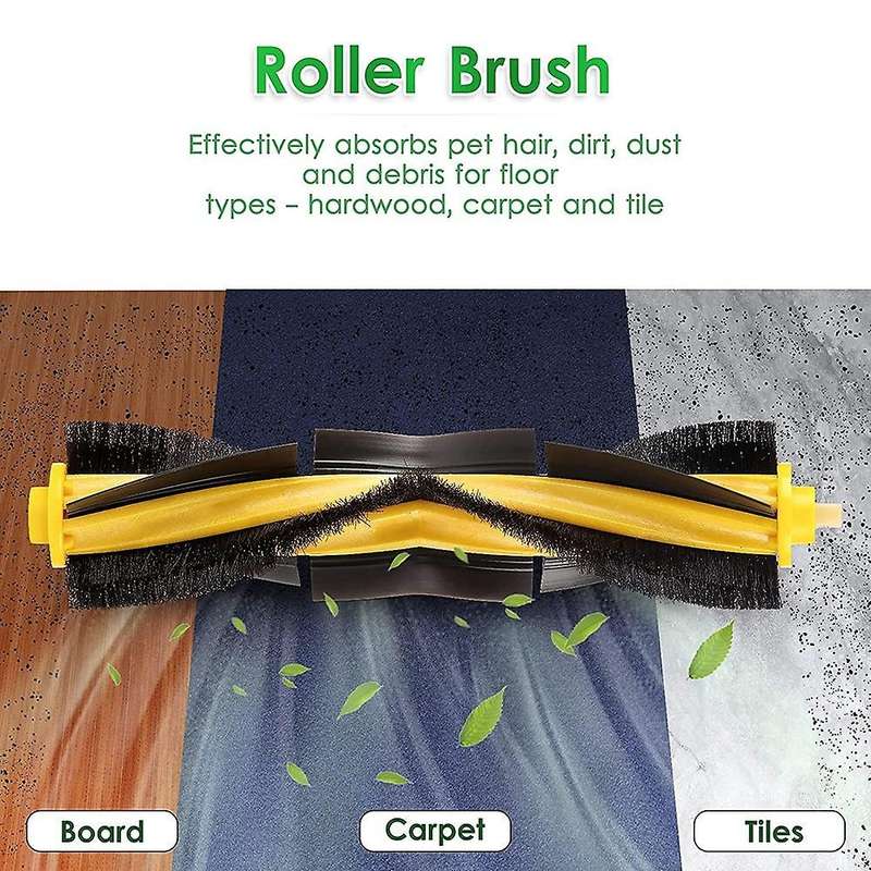 Main Roller Brush Filter Side Brushes for Ecovacs Deebot Ozmo 920 950