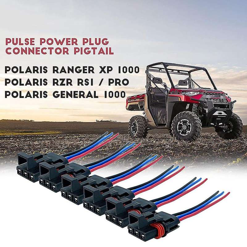 Power Plug Pigtail Connector for 2018-2021 Polaris Ranger Xp 1000