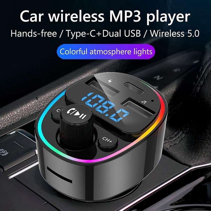 Car Bluetooth Player Adapter Handsfree U Disk Tf Card Lossless Music