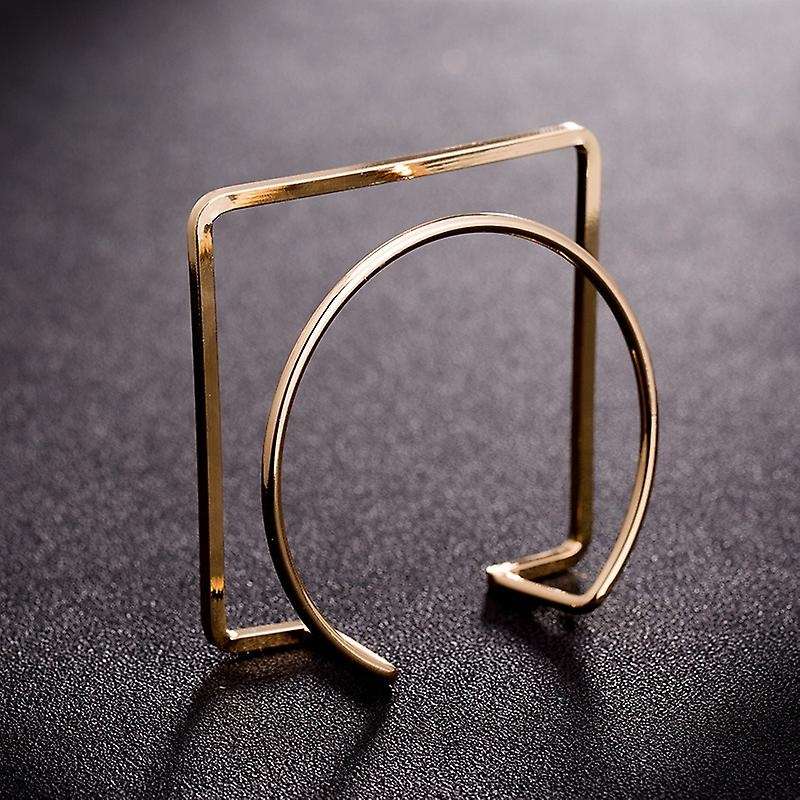 Golden Square Simple Nordic Napkin Buckle Room Tableware Napkin Ring