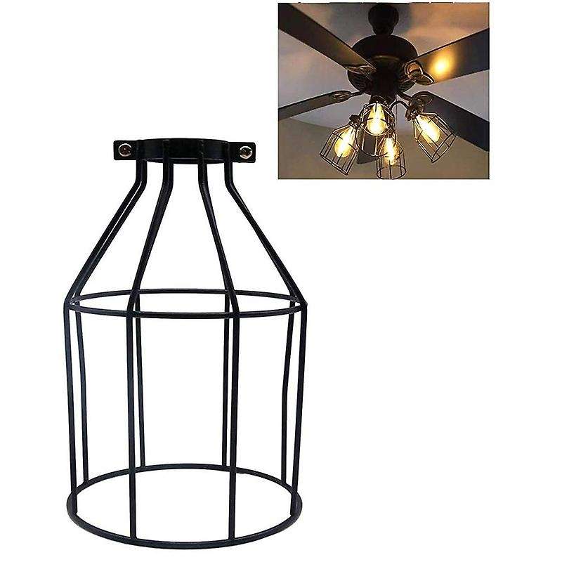 Diy Geometric Metal Iron Bird Cage Lampshade Pendant Lamp Guard