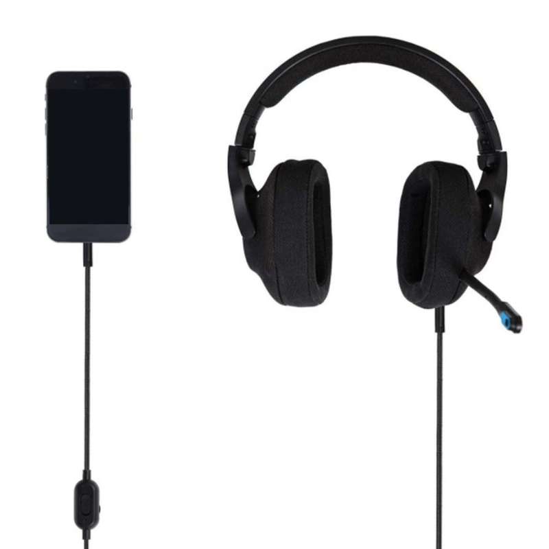 2 Pcs 2m Audio Line for Logitech Gpro X G233 G433 Headset Accessories
