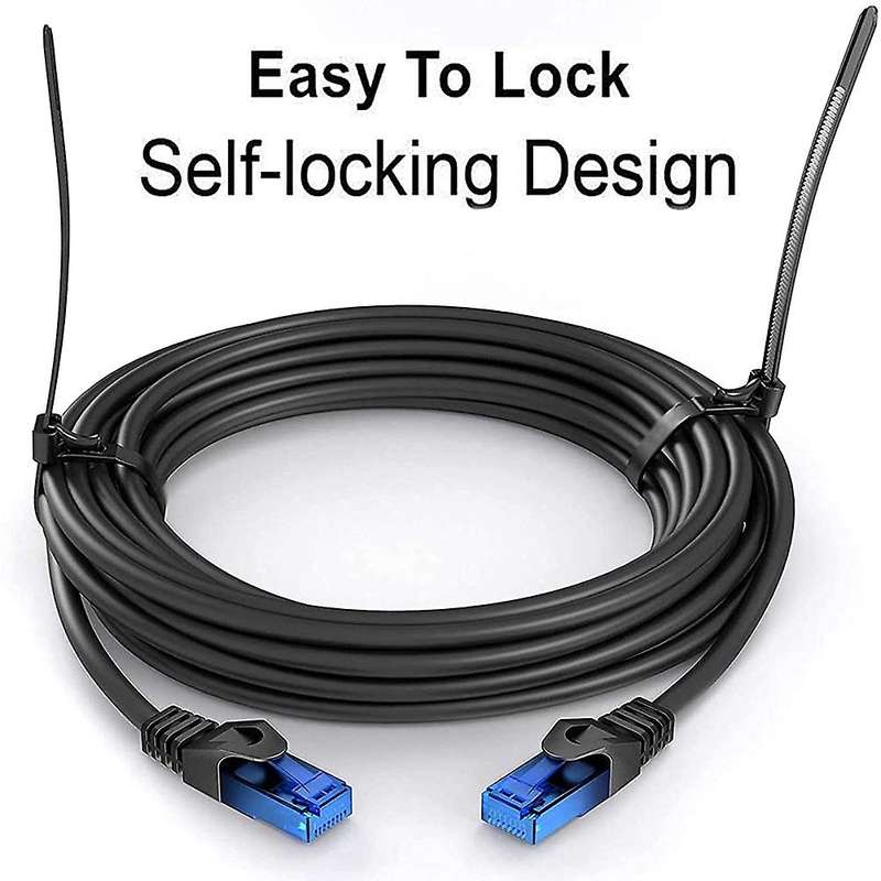 Releasable Zip Ties 12inch Heavy Duty Zip Tie Thick Black Cable Ties