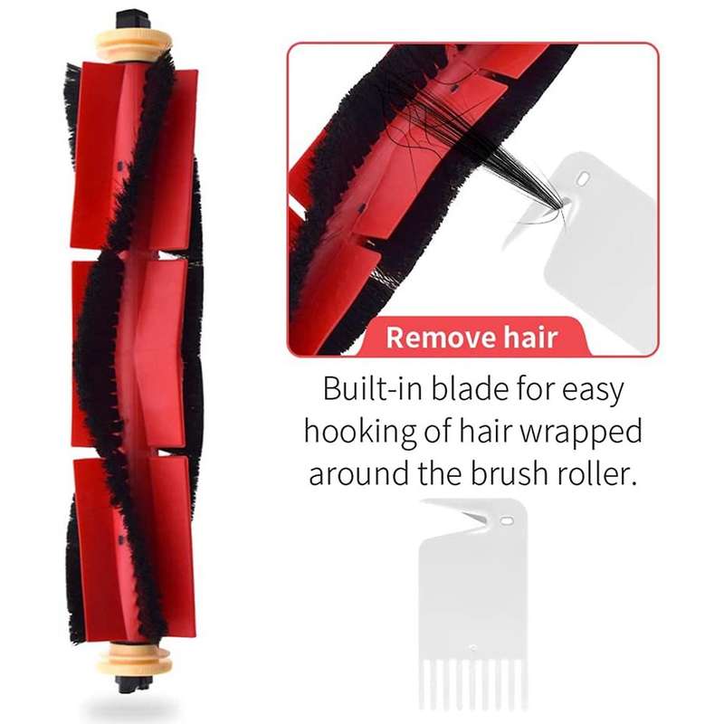 Easy Clean Detachable Roller Brush Replacement for Roborock S6 Maxv