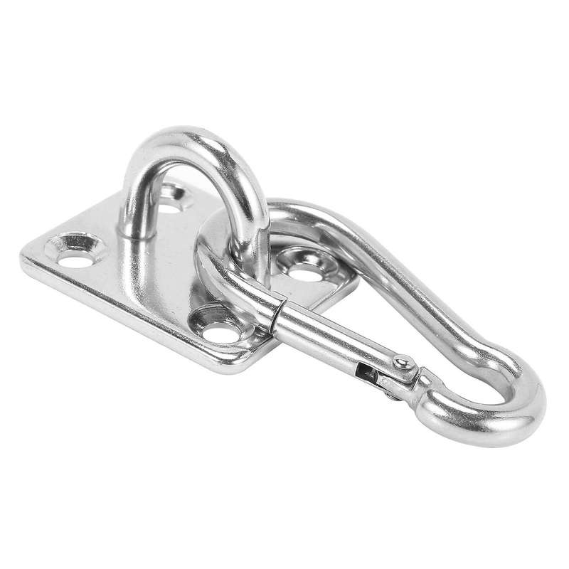 4 Sets Of Suspended Wall Mount U-shaped Hooks Stainless Steel Heavy