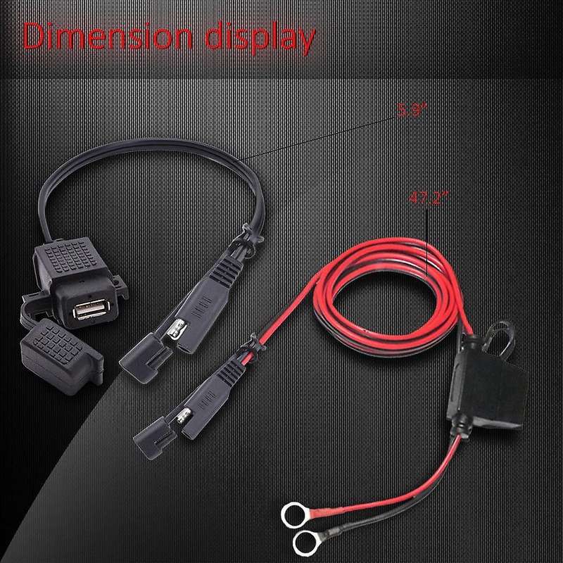 360 Degree Rotating Mounting Holder for Sae to Usb Cable Adapter