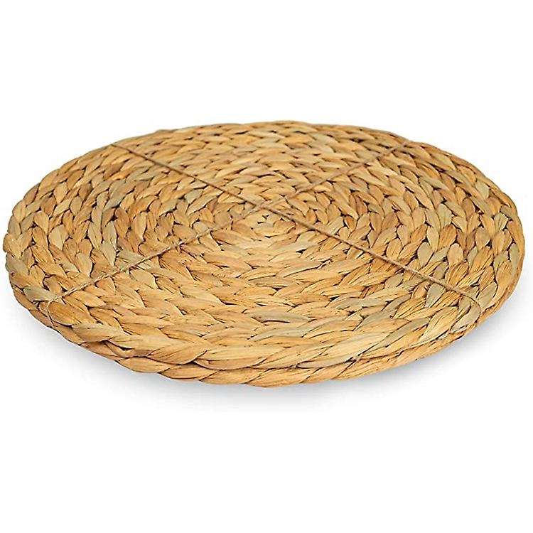 2 Pack Water Hyacinth Placemat,woven Wicker Table Place Mats,38cm