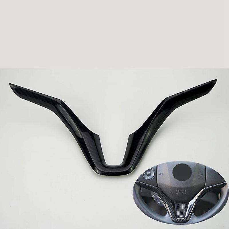 For Honda Vezel Hrv 2015-2017 Car Steering Wheel Cover Carbon Fiber