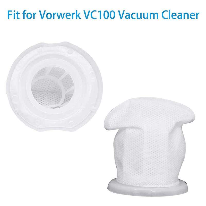 6 Pieces Replacement Filter Dirt Filter Compatible for Vorwerk Kobold