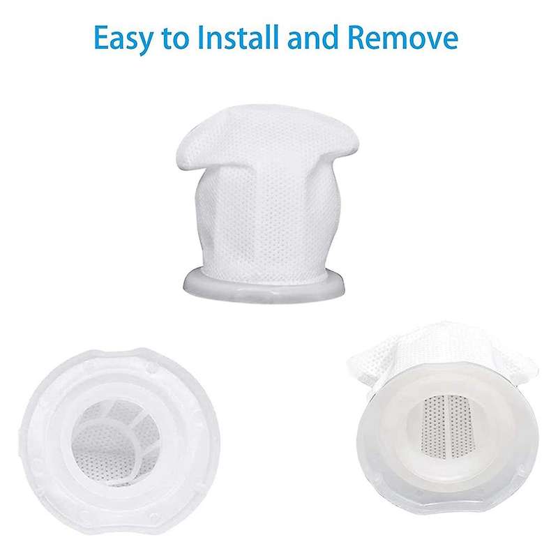 6 Pieces Replacement Filter Dirt Filter Compatible for Vorwerk Kobold