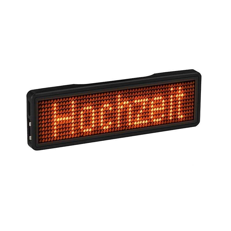 Bluetooth Led Name Badge Rechargeable Light Sign Display Led,type 2