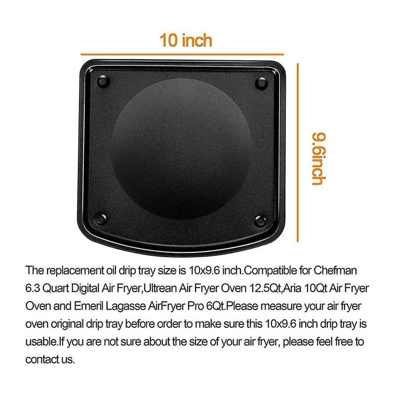 Drip Tray for 6qt Chefman,aria and Ultrean Air Fryer Oven,drip Pan