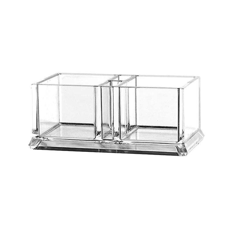 2 Lattices Clear Tea Bags Coffee Sugar Acrylic Storage Case 15x8x6cm