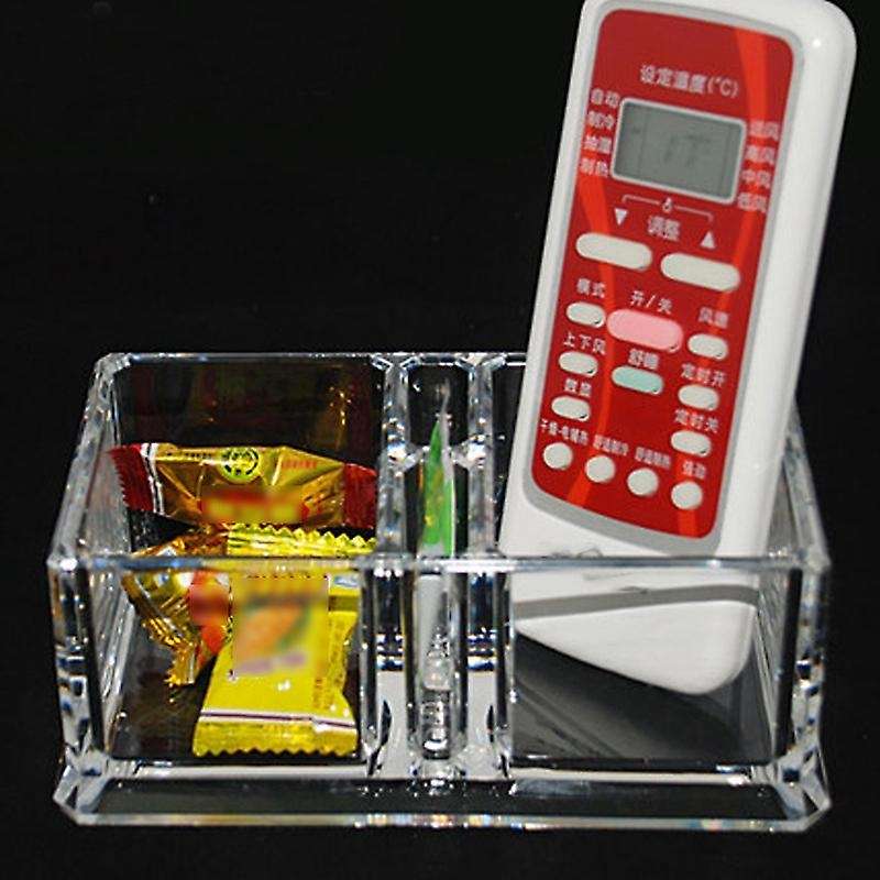 2 Lattices Clear Tea Bags Coffee Sugar Acrylic Storage Case 15x8x6cm
