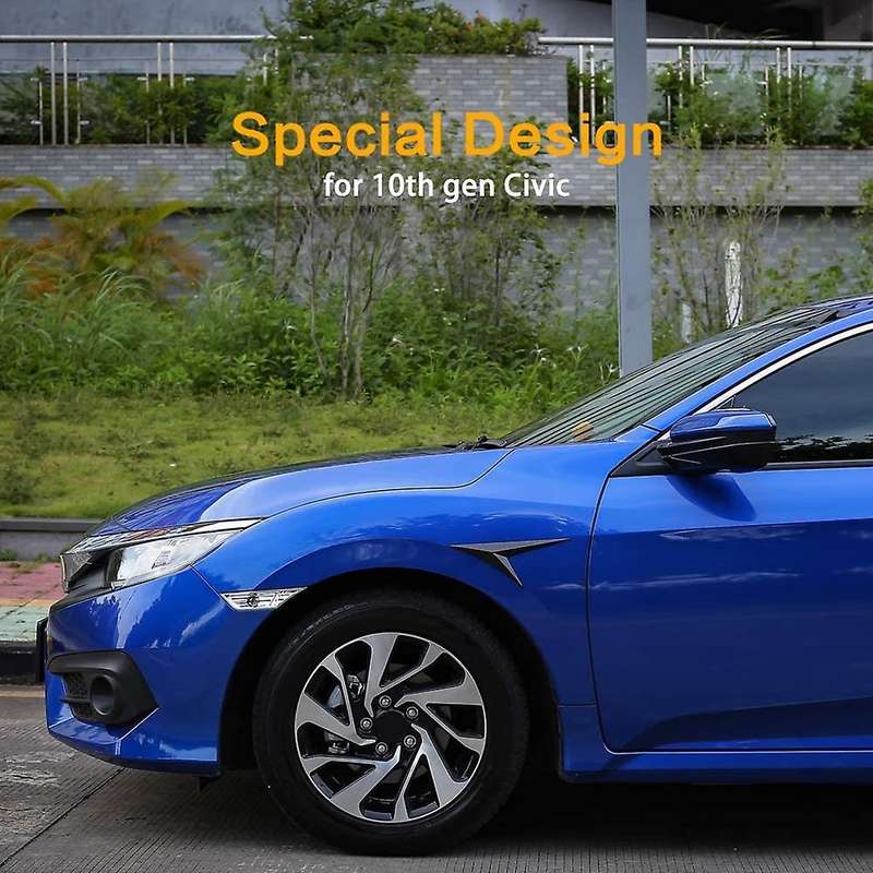 Carbon Fiber Side Bumper Sticker for Honda Civic 2016-2019
