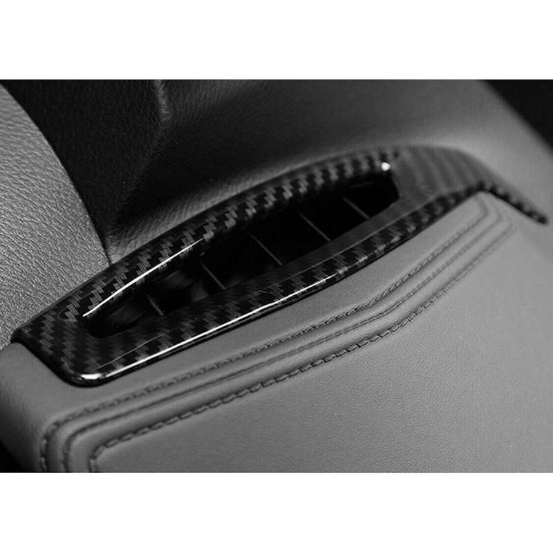 Car Dashboard Air Vent Outlet Covers Abs Carbon Fiber for Toyota Chr