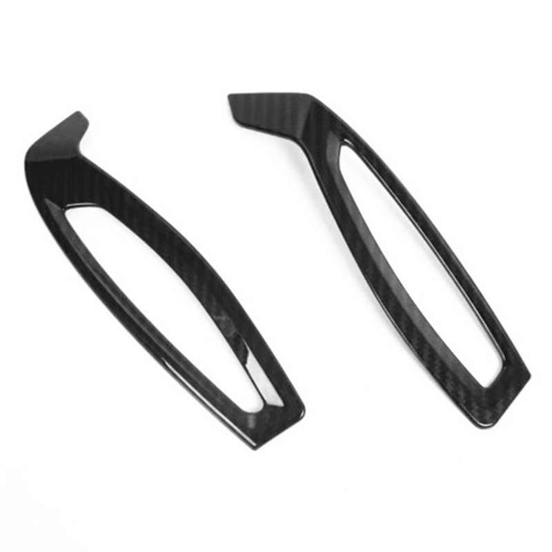 Car Dashboard Air Vent Outlet Covers Abs Carbon Fiber for Toyota Chr
