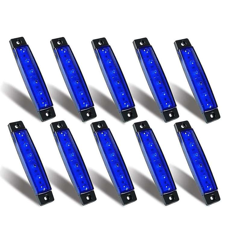 10 Pcs Marine Boat Lights,12v 24v Boat Navigation Strip Light,b