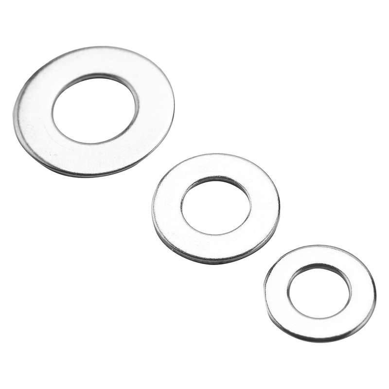 Stainless Steel Flat Washers 580 Pcs M2 M2.5 M3 M4 M5 M6 M8 M10 M12