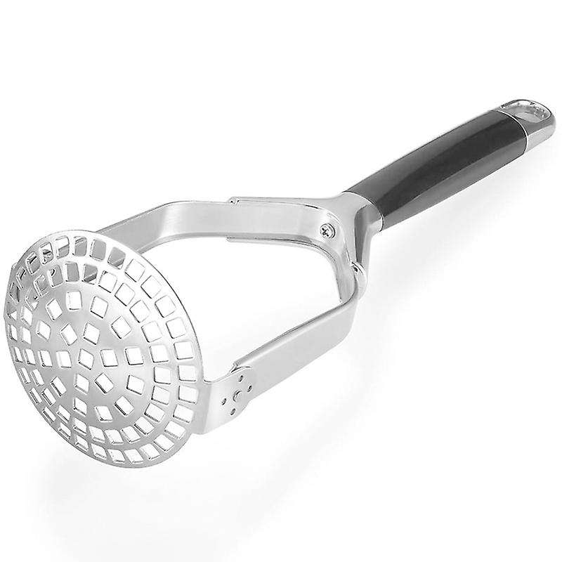 Stainless Steel Potato Masher for Mashing Potatoes, Fruits- Silver