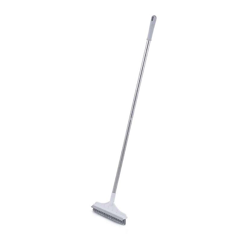 2 In 1 Kitchen Floor Scrub Brush 120 for Bathroom - White