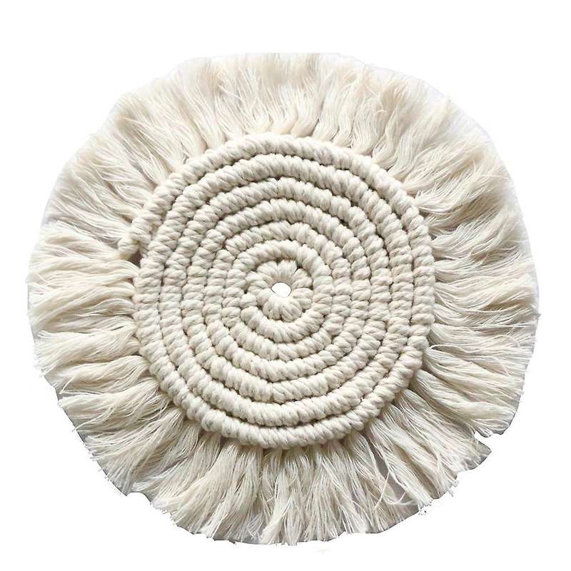 4 Pcs Boho Coasters Handmade Macrame for Drinks Bohemian Home Decor