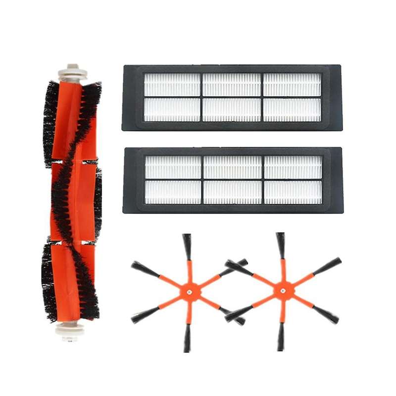 5pcs Side Brush Roll Brush Hepa Filter Suitable for Roborock S50 S51