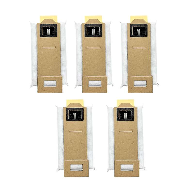 5 Pcs Dust Bags for Xiaomi Roborock T7s Plus Vacuum Cleaner Dust Bag