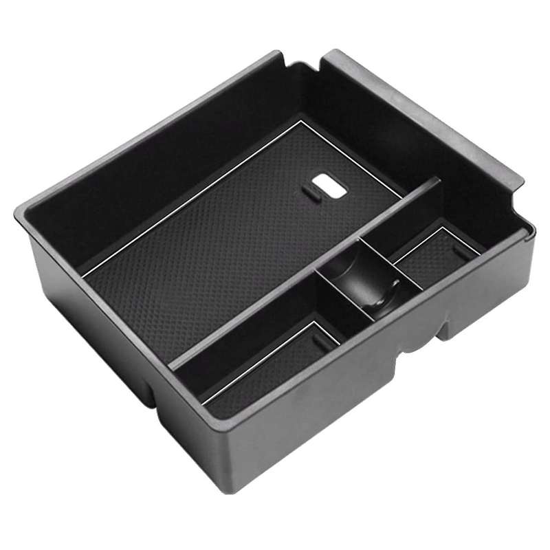 Car Central Console Storage Box for Hyundai Santa Cruz 2022 + White