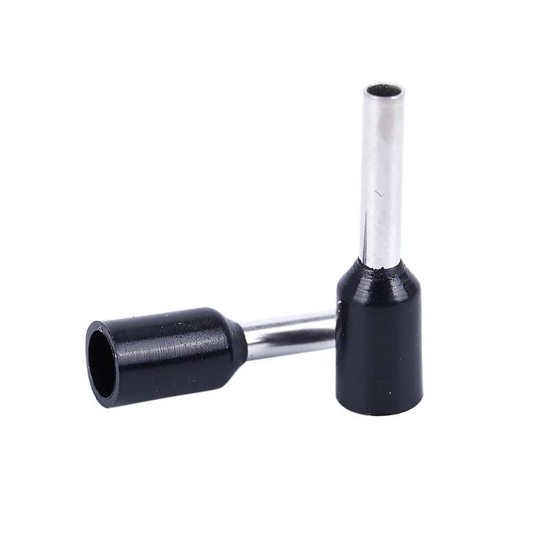 2000x Crimp Terminal Pre Insulated Ferrule E1008 18awg Silver Black