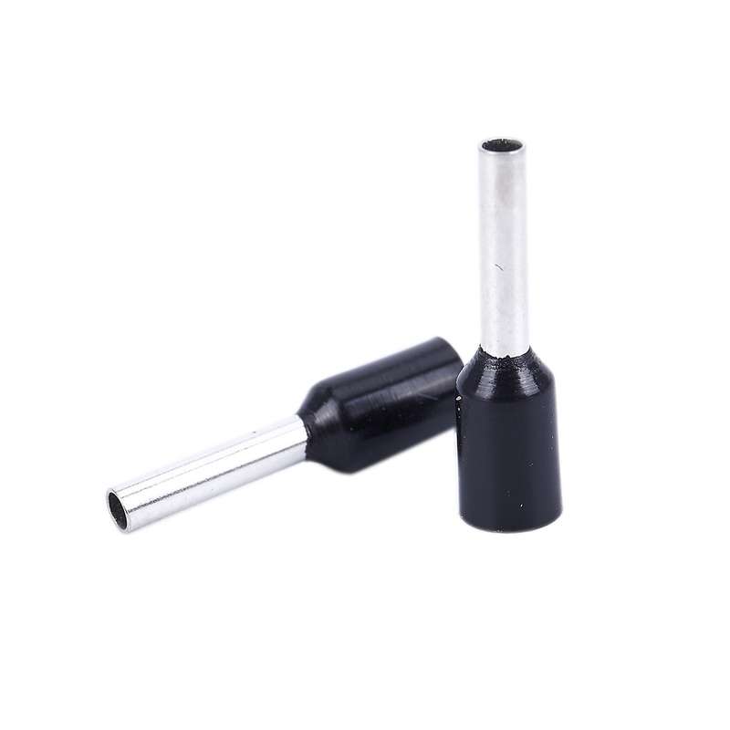 2000x Crimp Terminal Pre Insulated Ferrule E1008 18awg Silver Black
