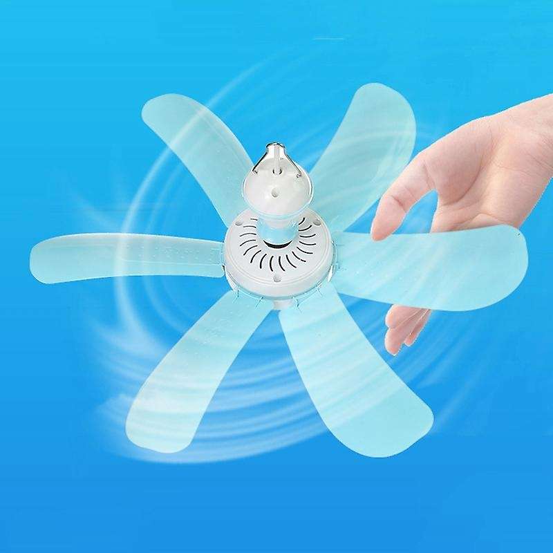 Powered Ceiling Fan Timinghanging Fan for Camping Bed Us Plug C