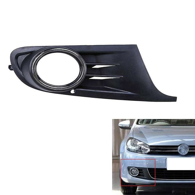 Front Right Side Bumper Fog Light Lamp Grille Cover for Jetta Golf 6