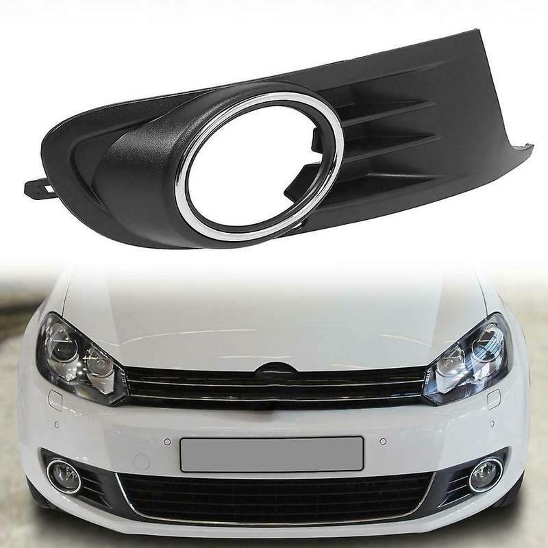 Front Right Side Bumper Fog Light Lamp Grille Cover for Jetta Golf 6