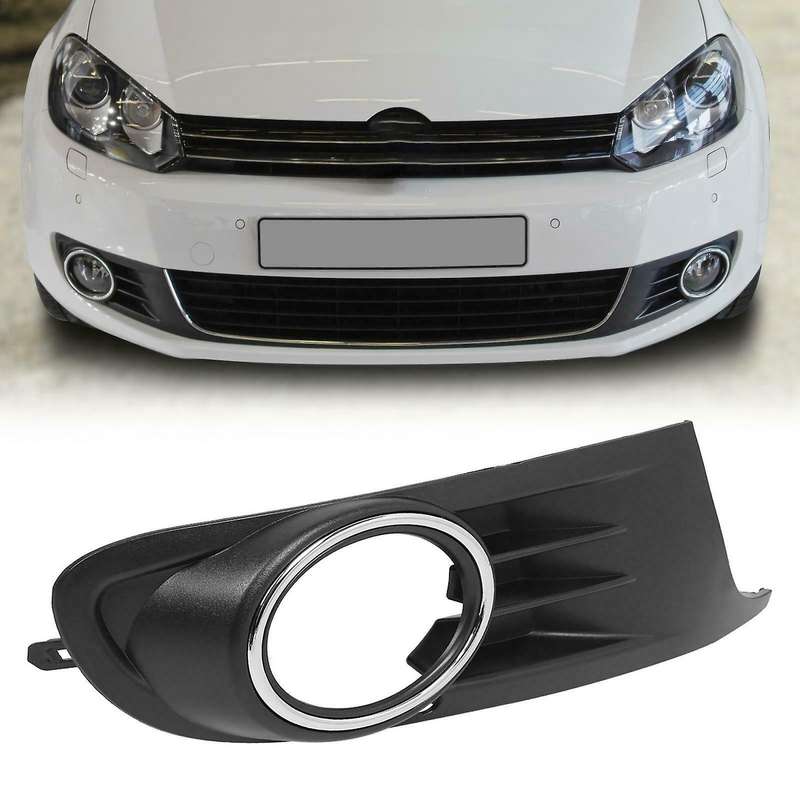 Front Right Side Bumper Fog Light Lamp Grille Cover for Jetta Golf 6