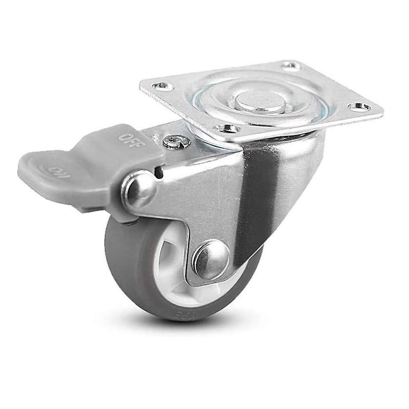 4pcs Rubber Casters, for Furniture Electric Wheel Sh-025 (1 Inch)