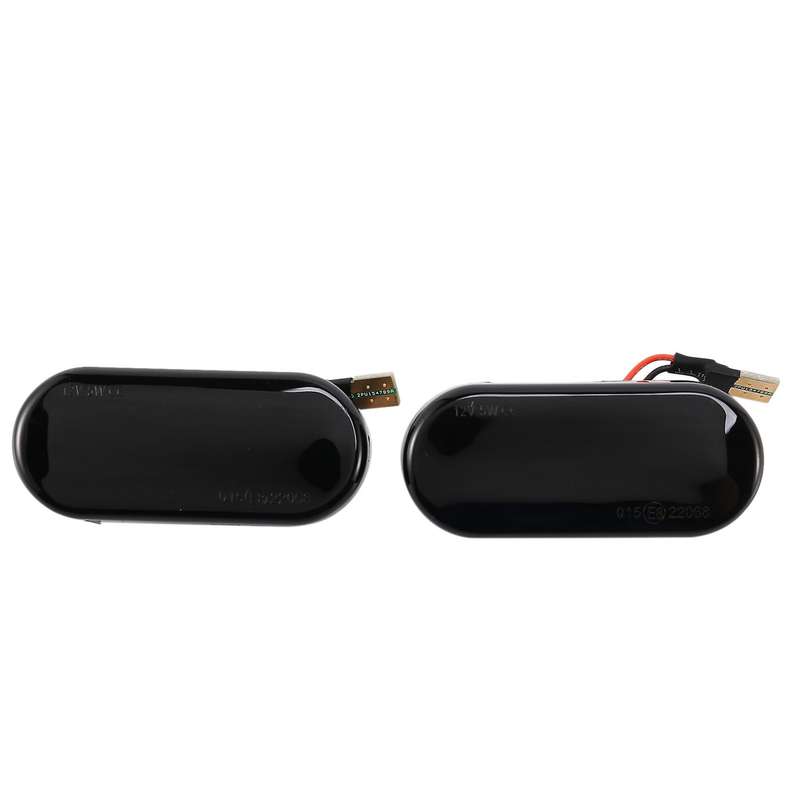 2pcs Car Led Side Marker Lights Turn Signal Light,black